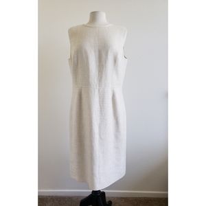 Brooks Brothers Linen blend  Sheath Dress   Sz 14